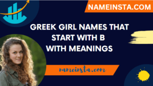 Greek Girl Names That Start With B With Meanings