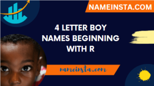 4 Letter Boy Names Beginning With R With Meanings