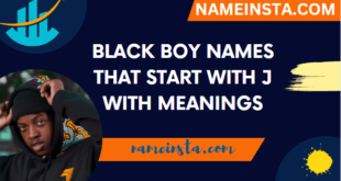 Black Boy Names That Start With J With Meanings