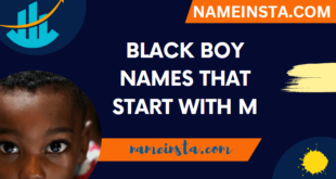 Black Boy Names That Start With M with meanings
