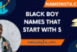 Black Boy Names That Start With S with meanings