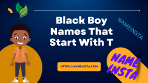 Black Boy Names That Start With T with meanings