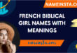 French Biblical Girl Names With Meanings