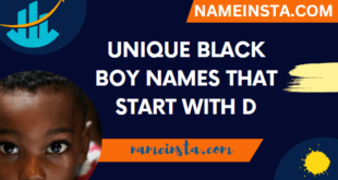 Unique Black Boy Names That Start With D