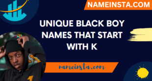 Unique Black Boy Names That Start With K With Meanings