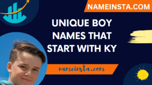 Unique Boy Names That Start With KY