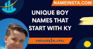 Unique Boy Names That Start With KY