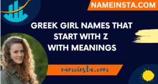 Greek Girl Names That Start With Z With Meanings