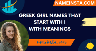 Trending Greek Girl Names That Start With I With Meanings