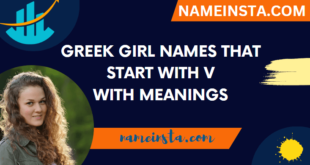Trending Greek Girl Names That Start With V With Meanings