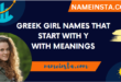 Trending Greek Girl Names That Start With Y With Meanings