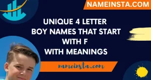 Unique 4 Letter Boy Names That Start With F With Meanings